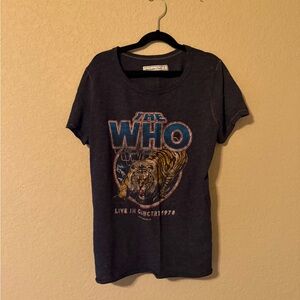 Abercrombie & Fitch Black Graphic Tee